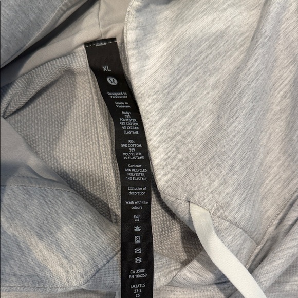 Ohio Gray Hoodie with Red Print - Picture 3 of 3